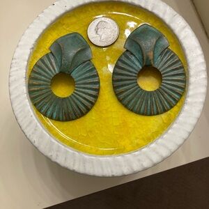 Boho Vintage Verde Earrings